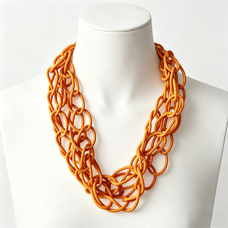 Rubber necklace