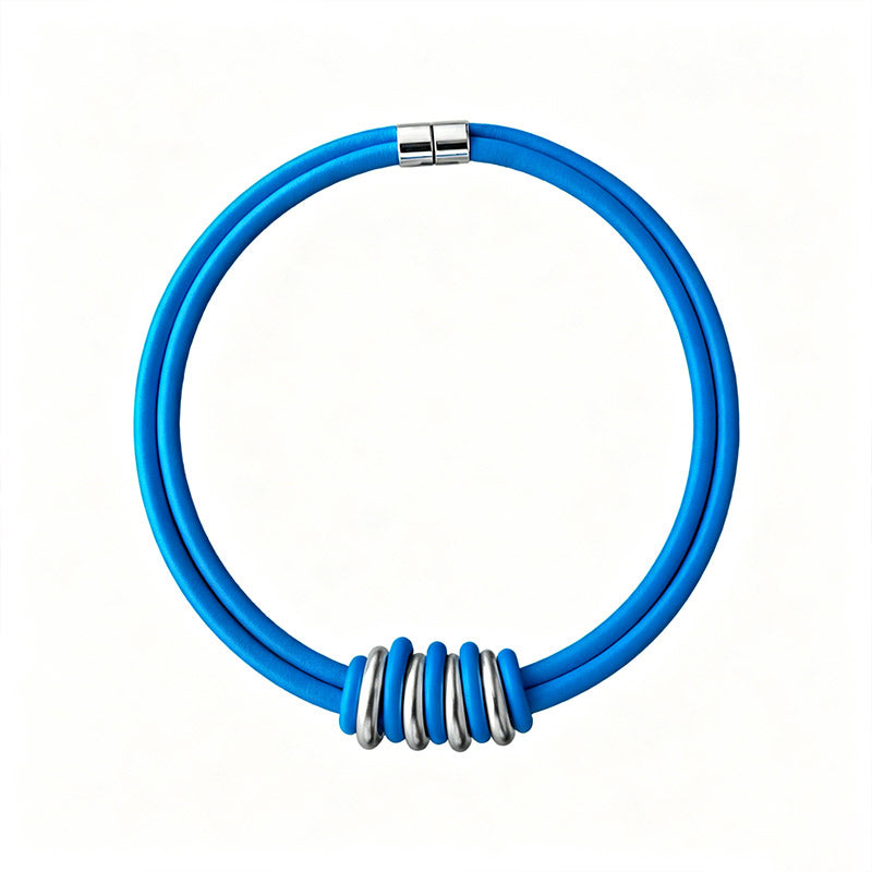 Rubber necklace