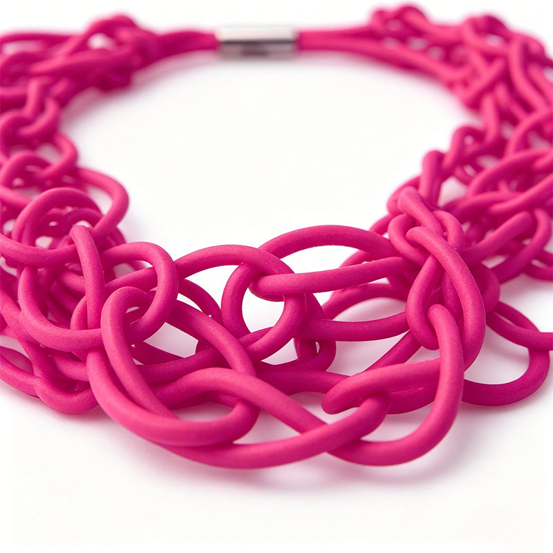 Rubber necklace