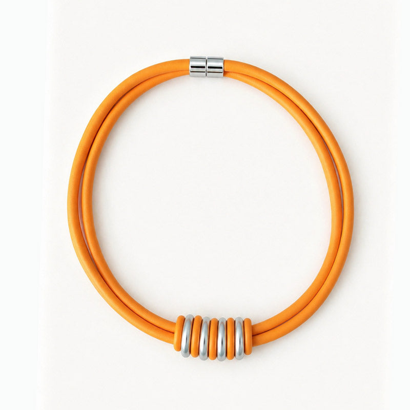 Rubber necklace
