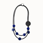 Original Design Women Short Statement Necklace, Wooden Bead Braided Rope Choker, Lightweight Sturdy Accessory for Holiday Party & Daily Banquet