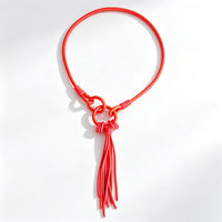 Rubber necklace