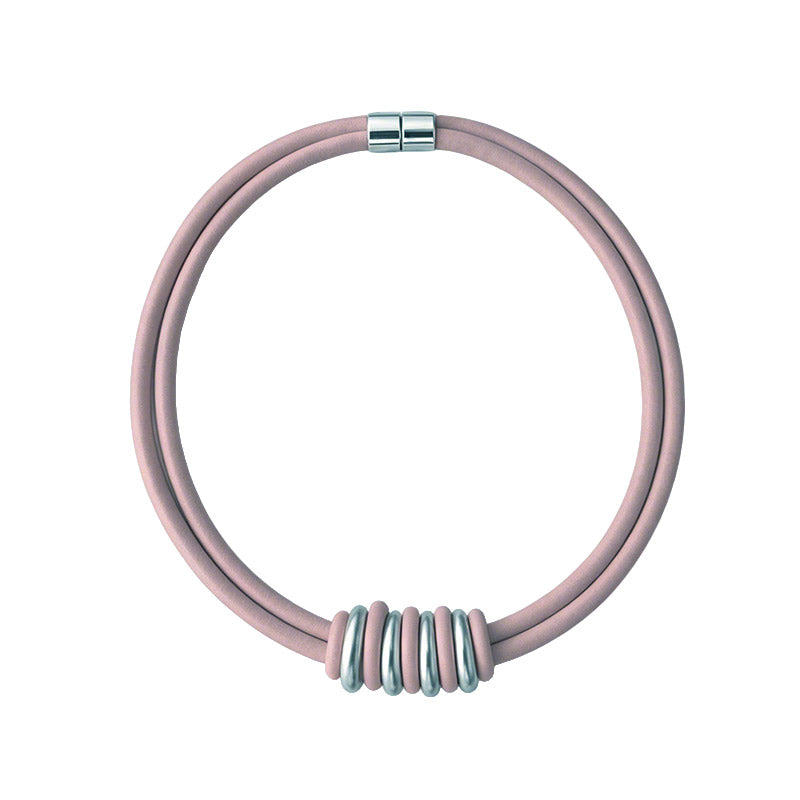 Rubber necklace