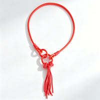Rubber necklace