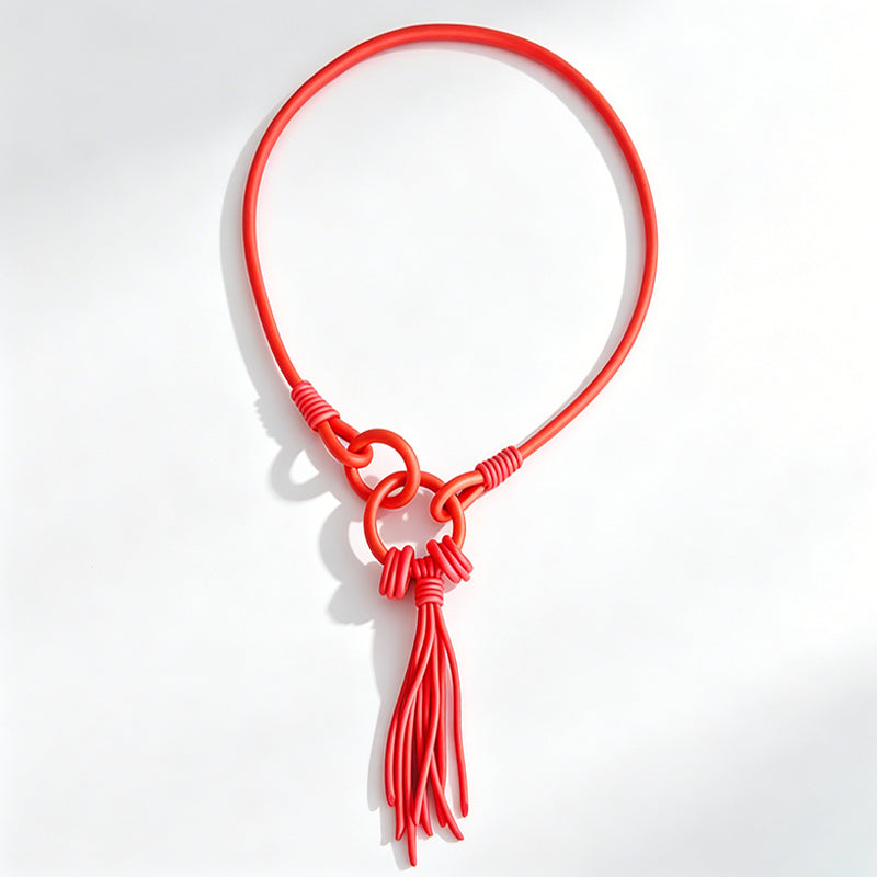 Rubber necklace