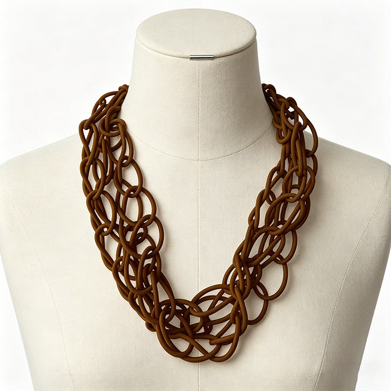 Rubber necklace