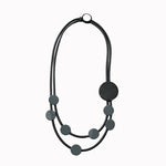 Original Design Women Short Statement Necklace, Wooden Bead Braided Rope Choker, Lightweight Sturdy Accessory for Holiday Party & Daily Banquet