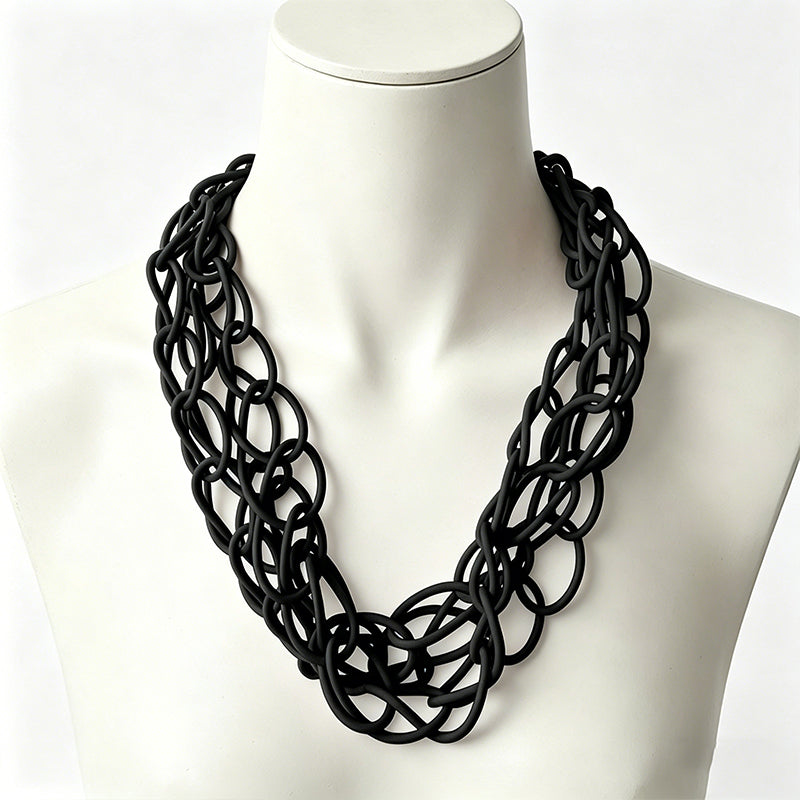 Rubber necklace